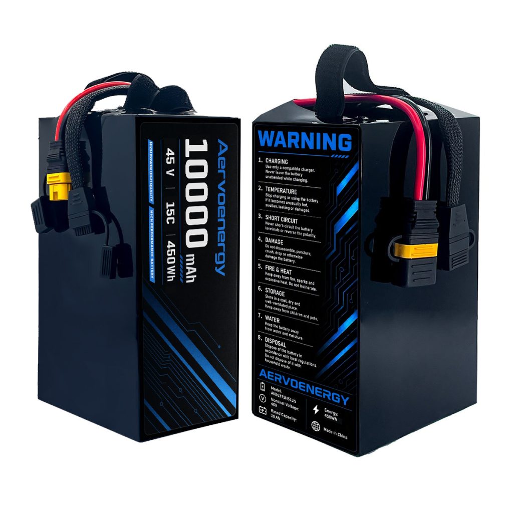 12S 10000mAh 45V 15C Semi-Solid UAV Drone Battery