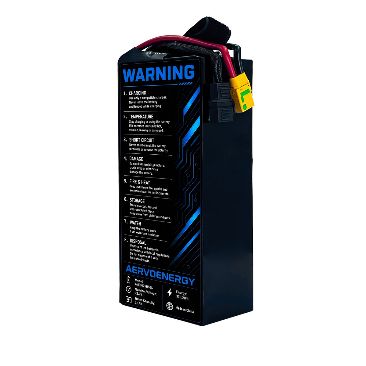 6S 16000mAh 23.7V 10C Semi-Solid UAV Drone Battery - Image 3