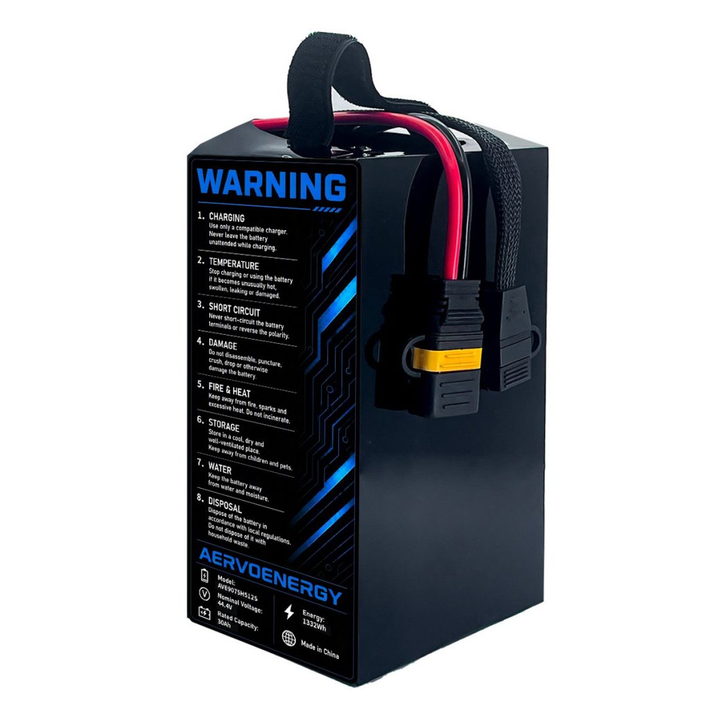 12S 30000mAh 44.4V 5C Semi-Solid UAV Drone Battery