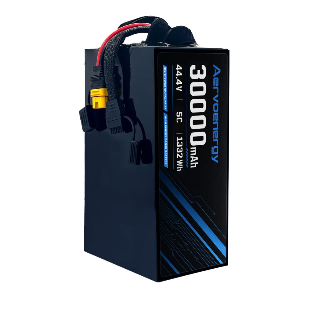 12S 30000mAh 44.4V 5C Semi-Solid UAV Drone Battery
