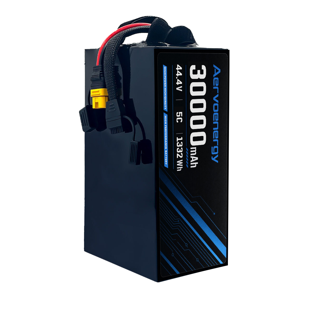 12S 30000mAh 44.4V 5C Semi-Solid UAV Drone Battery - Image 2