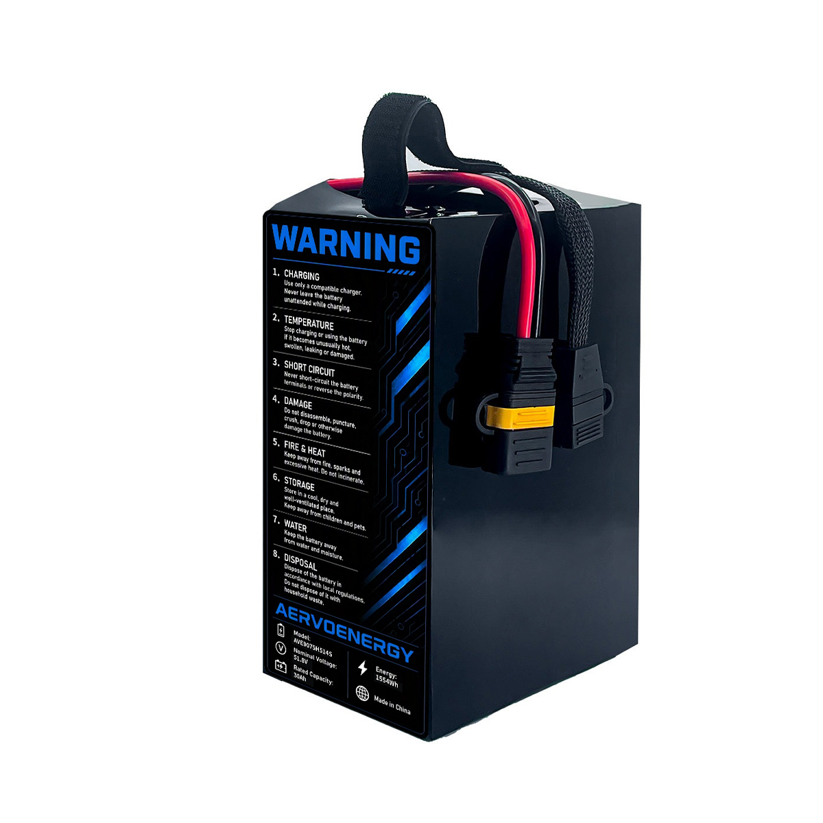 14S 30000mAh 51.8V 5C Semi-Solid UAV Drone Battery - Image 3