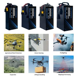 14S 30000mAh 51.8V 5C Semi-Solid UAV Drone Battery - Image 6