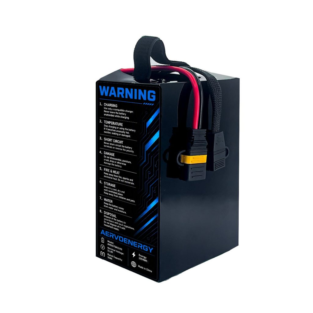 14S 30000mAh 51.8V 5C Semi-Solid UAV Drone Battery