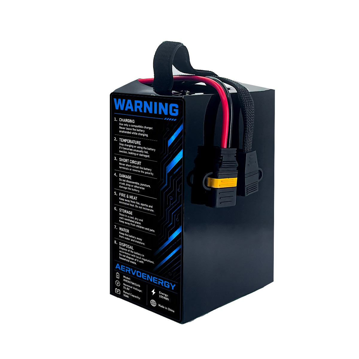 14S 30000mAh 51.8V 5C Semi-Solid UAV Drone Battery - Image 3