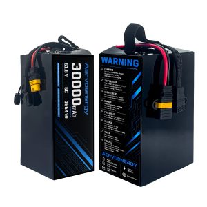 14S 30000mAh 51.8V 5C Semi-Solid UAV Drone Battery - Image 1