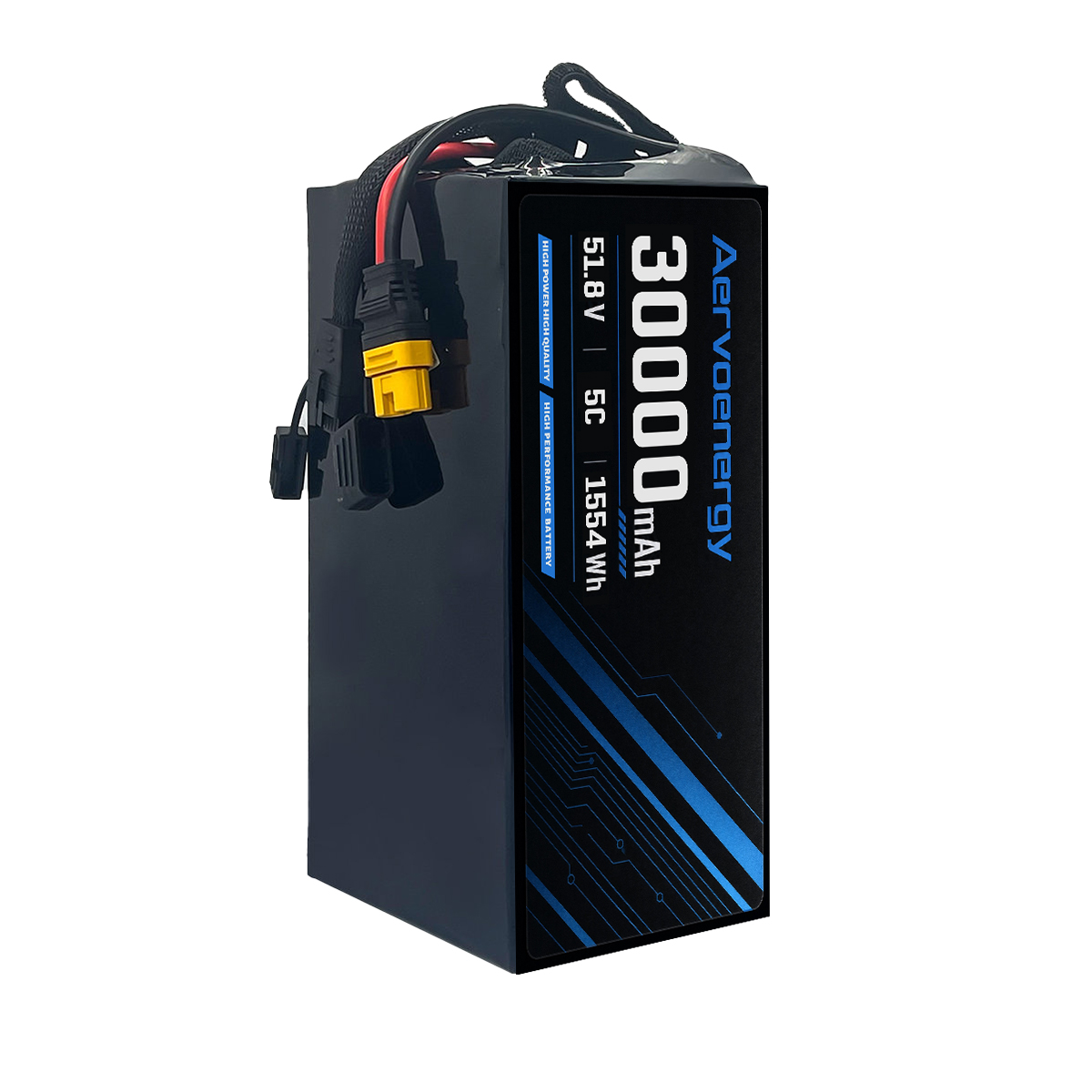 14S 30000mAh 51.8V 5C Semi-Solid UAV Drone Battery - Image 2