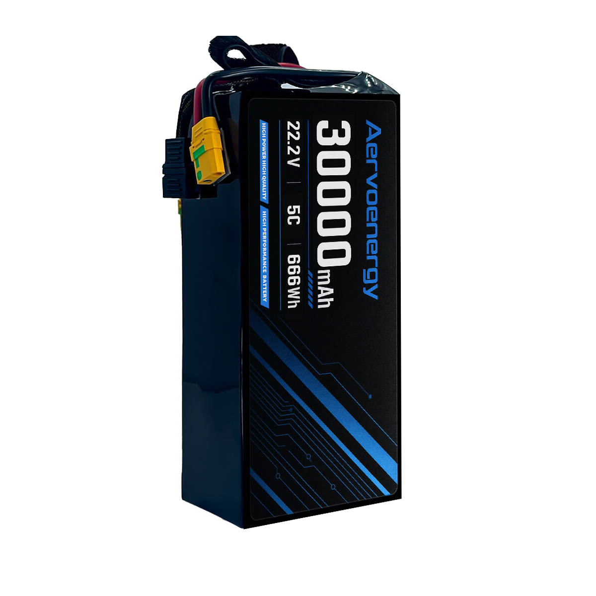 6S 30000mAh 22.2V 5C Semi-Solid UAV Drone Battery - Image 2