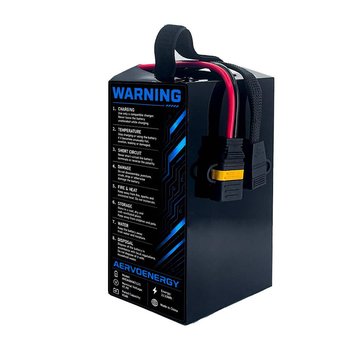 12S 45000mAh 47.4V 10C Semi-Solid UAV Drone Battery - Image 3