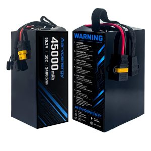 14S 45000mAh 55.3V 10C Semi-Solid UAV Drone Battery - Image 1