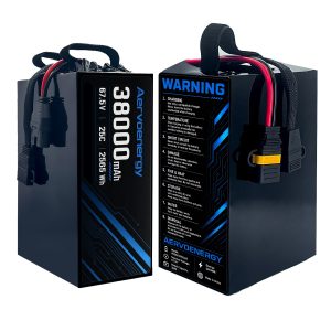 18S 38000mAh 67.5V 25C Semi-Solid UAV Drone Battery - Image 1