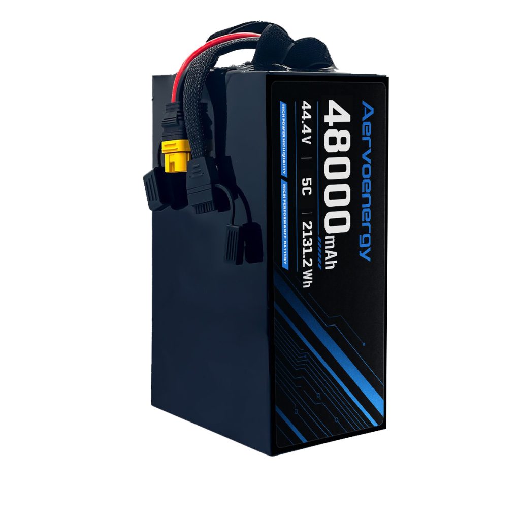 12S 48000mAh 44.4V 5C Semi-Solid UAV Drone Battery