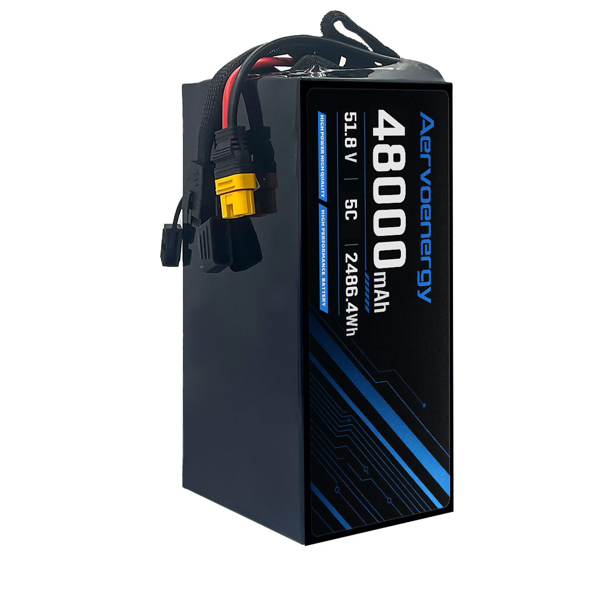 14S 48000mAh 51.8V 5C Semi-Solid UAV Drone Battery - Image 2