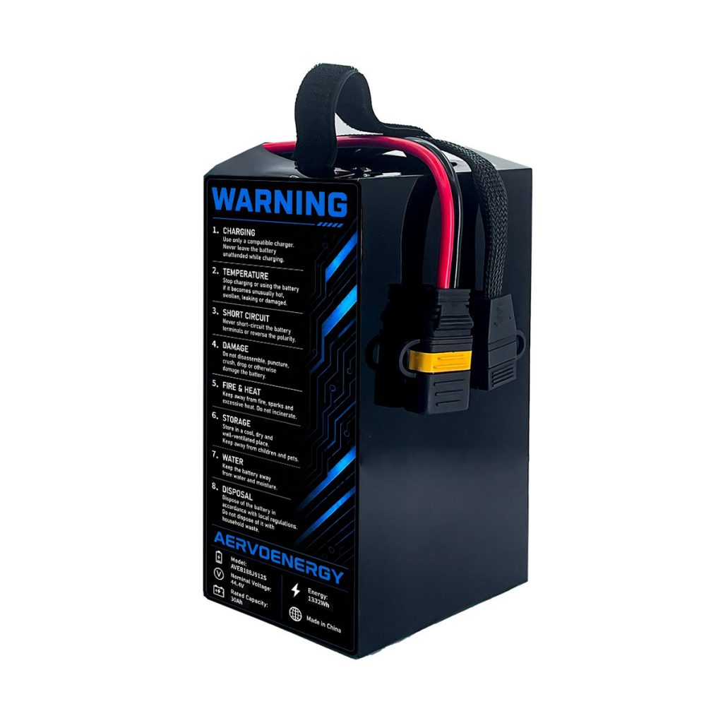 12S 30000mAh 44.4V 10C Semi-Solid UAV Drone Battery