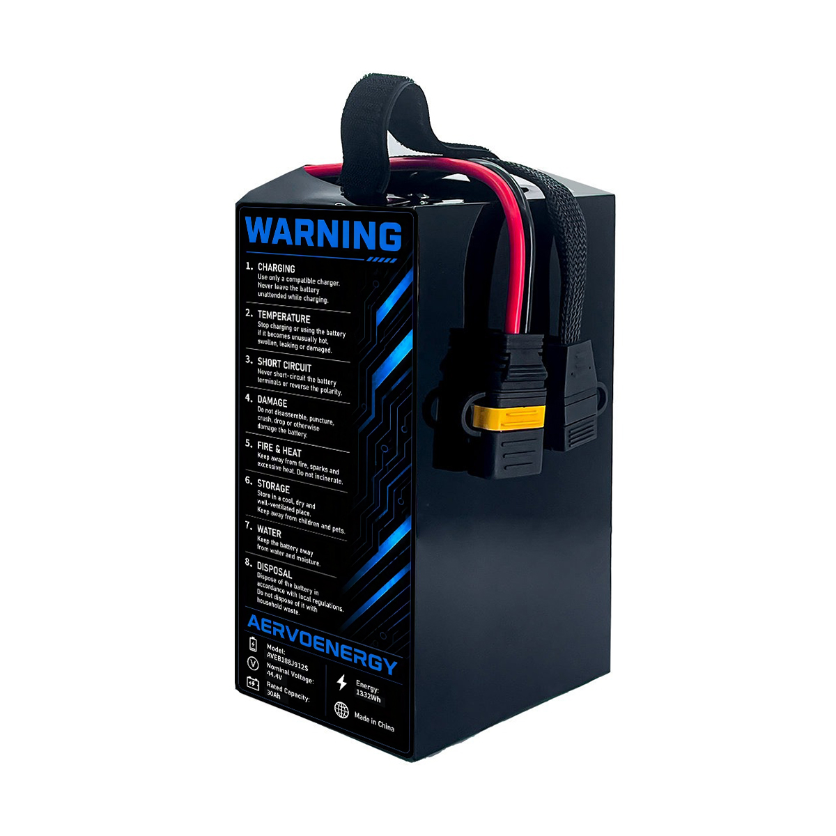 12S 30000mAh 44.4V 10C Semi-Solid UAV Drone Battery - Image 3