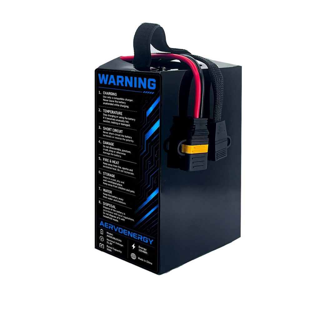 14S 30000mAh 51.8V 10C Semi-Solid UAV Drone Battery
