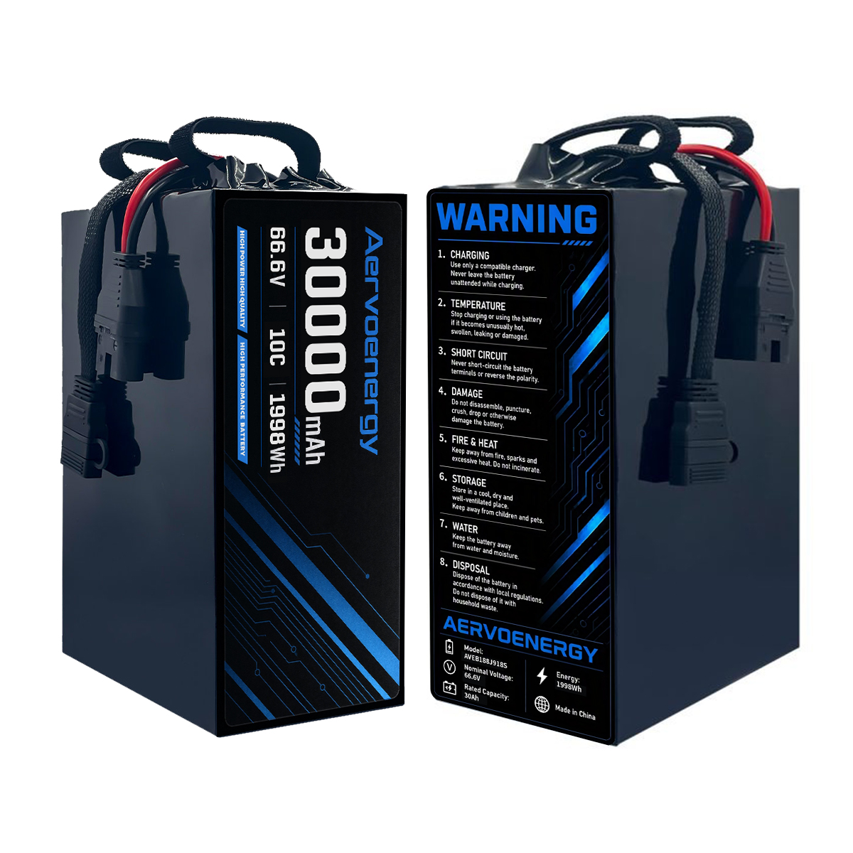 18S 30000mAh 66.6V 10C Semi-Solid UAV Drone Battery - Image 1