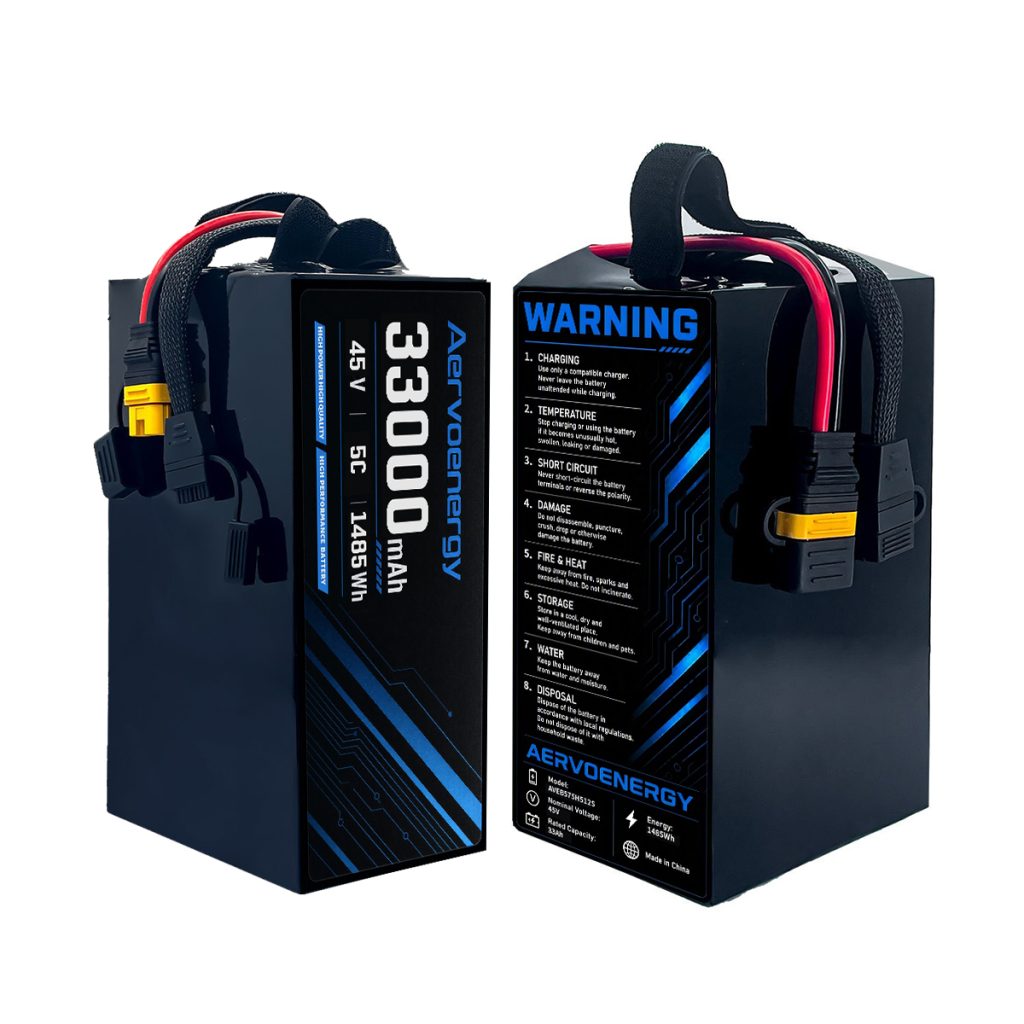 12S 33000mAh 45V 5C Semi-Solid UAV Drone Battery