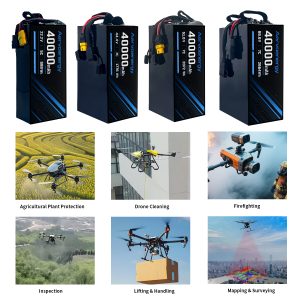 12S 40000mAh 44.4V 7C Semi-Solid UAV Drone Battery - Image 6