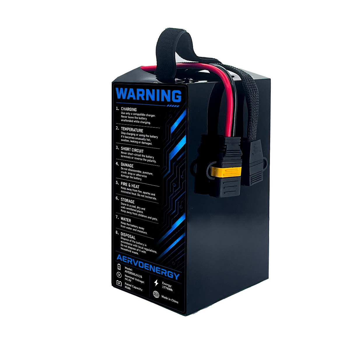 12S 40000mAh 44.4V 7C Semi-Solid UAV Drone Battery - Image 3